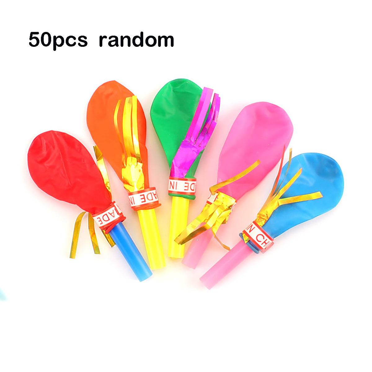 

50 шт. Золотая нить Свисток-шарик Детский подарок на день рождения Наполнитель для пиньяты Пасха День защиты детей Карнавальный подарок Украшение