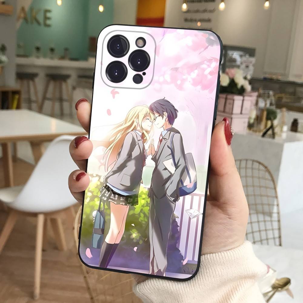 Your Lie In April Phone Case For IPhone 16 15 14 13 12 11 17 Pro Max Simplicity Back TPU Soft Case
