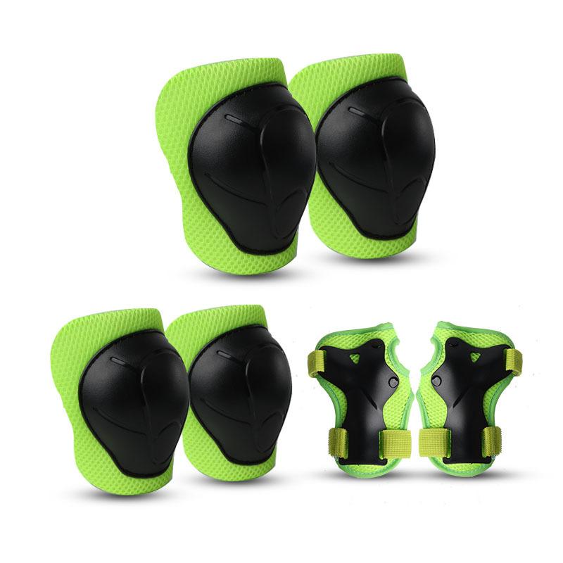 Children's Roller Skating Protective Gear Set Balance Car Skateboard Palm Pads Skating Knee Pads Elbow Pads Bicycle Seven-piece Hard Hat