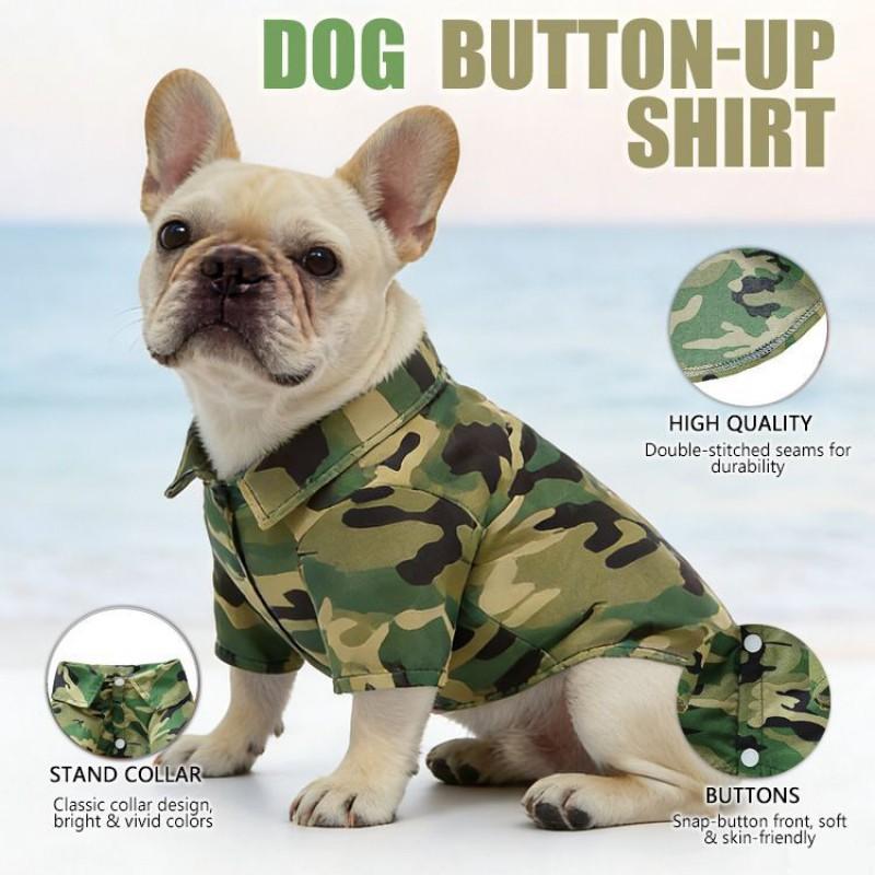 Pet Dog Shirt Casual Fruit Print Button Front Top Medium Large Breeds