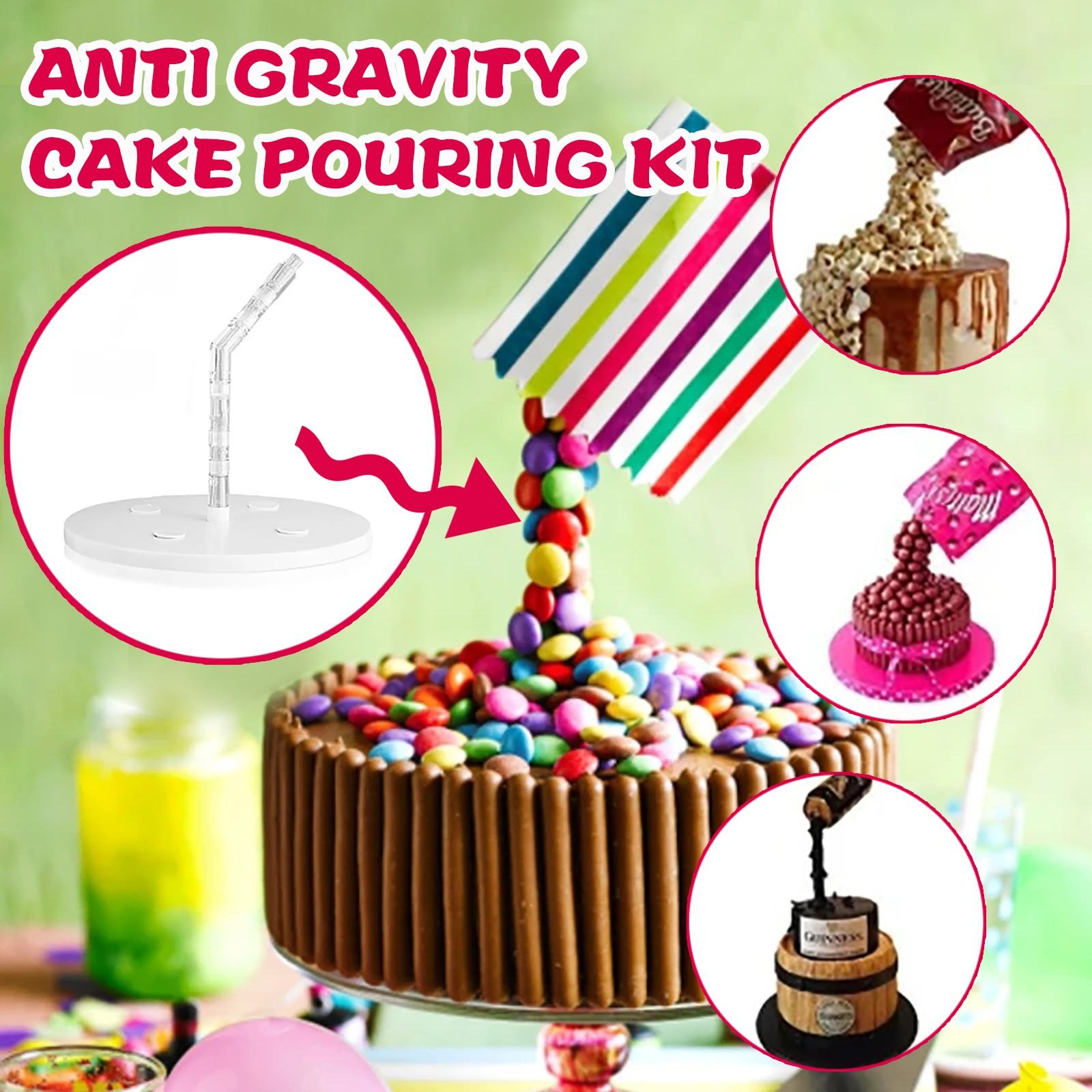 

Подставка для торта AntiGravity набор для заливки торта многоразовая рамка DIY набор для торта ручной работы белый