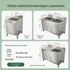 Kujucun Commercial Stainless Steel Sink and Workbench