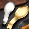Stainless Steel Spoon Rest Ladle Holder For Kitchen Cooking Utensils Spatula Rack Corrosions Resistant Dishwasher Safe