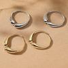 Romantic French Minimalist Copper-Plated Luxury Ear Hoops and Studs 2025