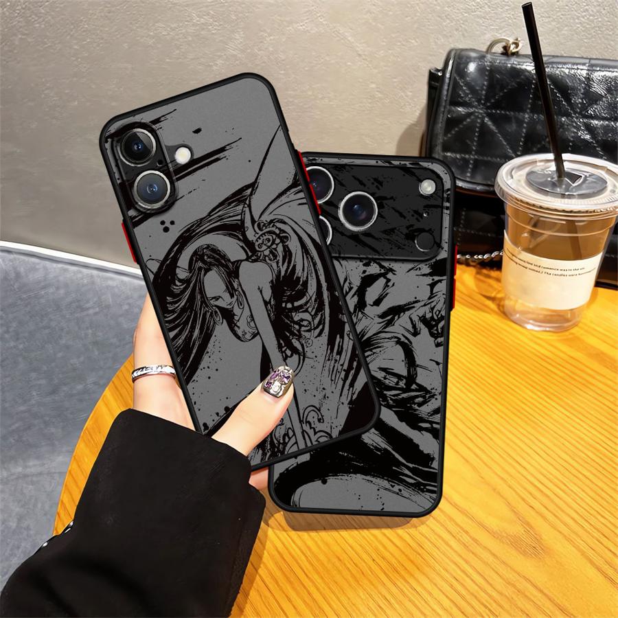 One Piece Boa Hancock Sanji Case for iPhone 17 Pro Max 7 8 SE X XS XR Air 16 Plus 11 12 15 14 17P 16P 13 Mini Funda Back Phone