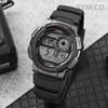 Casio Men's 100m Waterproof Digital Watch AE-1000W-1A + LCD Film Set