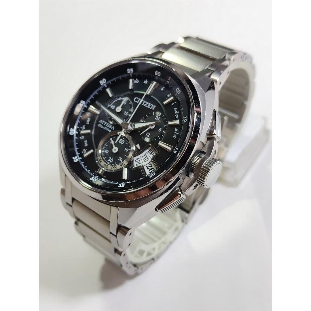 Citizen Atessa Eco Drive Jet Setter Радиочасы из Супертитана