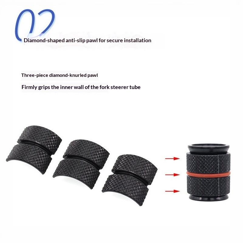Bike Headset Fork Plug Light Head Bowl Nut For Bicycle Carbon Fiber Forks Expansion Core Hanging Core Sunflower