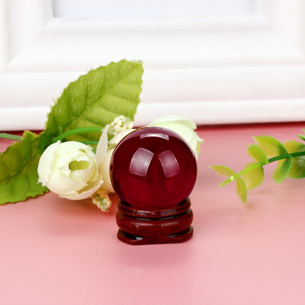 HOT!30mm Natural Quartz  Crystal Ball  Ball Sphere And Stand