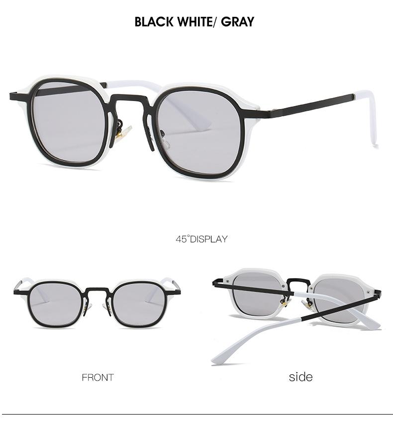 Fashion Personalized Metal Leg Design Retro Ocean Film Men'S Outdoor Driving Glasses Classic Round Women Sunglasses Shades Uv400