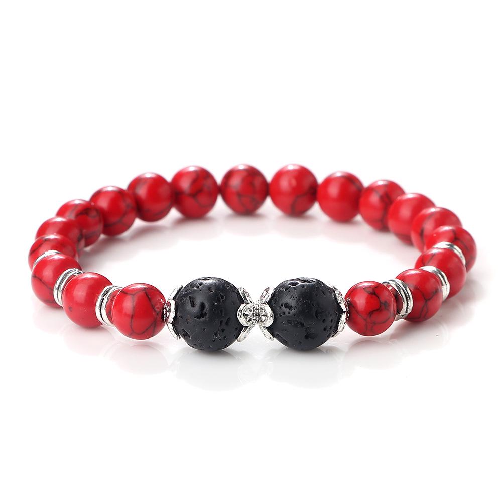 Cross Blue Devil s Eye Unisex Bracelet with Alloy Flower Base