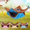 Double Layer Plush Hammock for Small Pets: Hamsters, Squirrels & Sugar Gliders