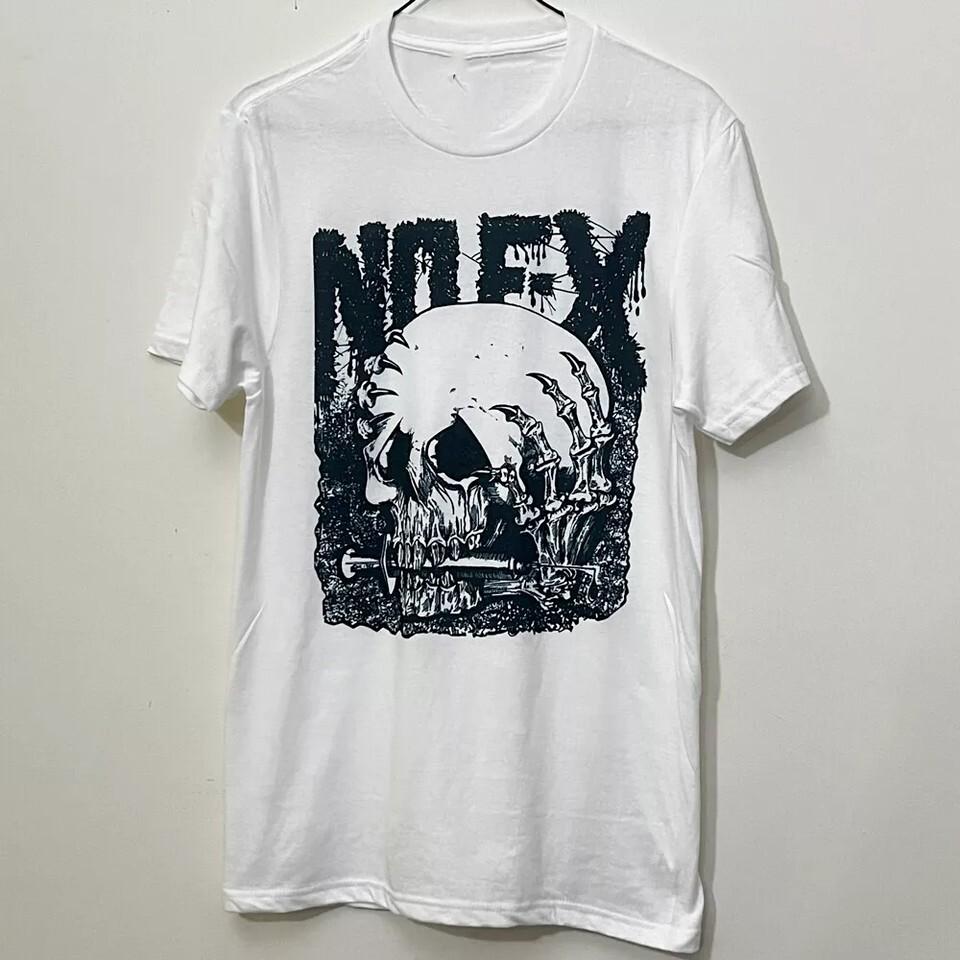 

Nofx Band Mem Full Size To 4XL White Cotton Shirt Unisex TT1253 Unisex T-Shirt L