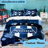 Custom Name Team Spirit Unity Monterrey Bedding Set 3pcs, Bedding Set Including 1pc Duvet Cover And 2pcs Pillowcases for Bedroom, Dormitory Gift