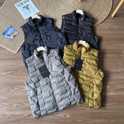 2025 Autumn/Winter Double-Sided Solid Color Unisex Down Vest