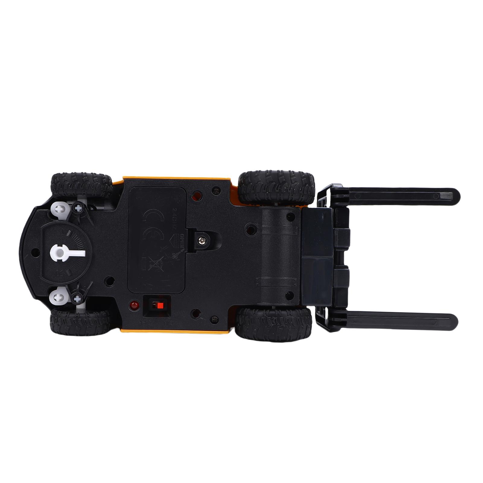 

1Celsius24 Scale Remote Control Forklift, 2.4Ghz RC Construction Vehicle Toy with Lights, Sound, Spray Function for Kids Adults