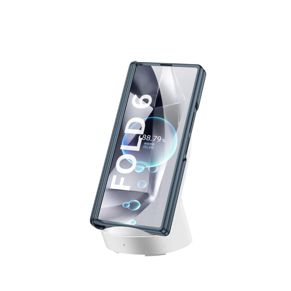 Magnetic Hinge Protection Hard PC Phone Cover for Samsung Galaxy Z Fold 6 Case Shockproof with Screen Protector Bracket