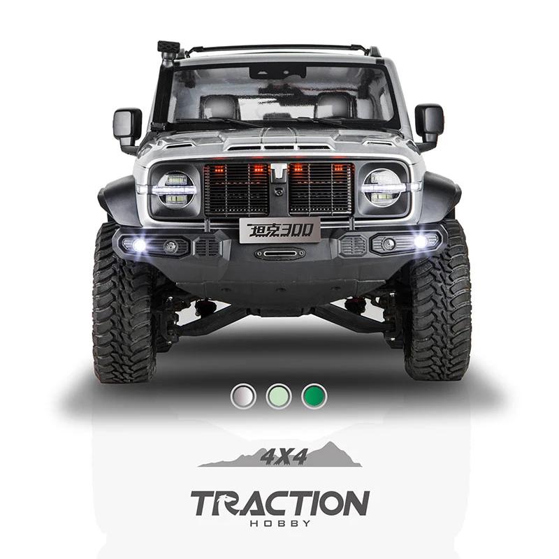TRACTION HOBBY Competitive Edition TANK300 4WD RC Road Crawler 1/8 Electric Remote Control Model Car Adult Children's Toys