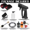 Cordless High Pressure Washer Spray Water Gun 15000mAh Car Wash Pressure Water Nozzle Cleaning Machine for 18V Battery