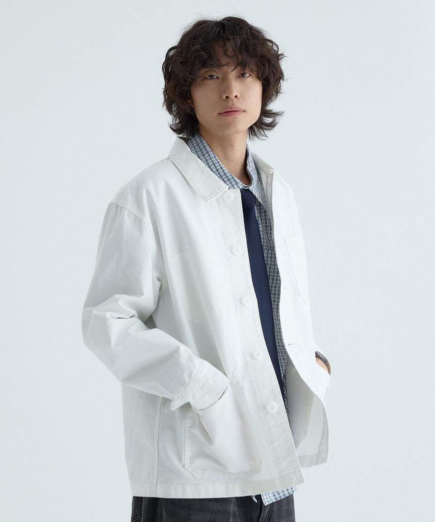 Cgp French Work Jacket - White