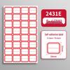 Self-Adhesive Name & Classification Label Stickers - 50 Sheets, Office Blank Handwritten Labels