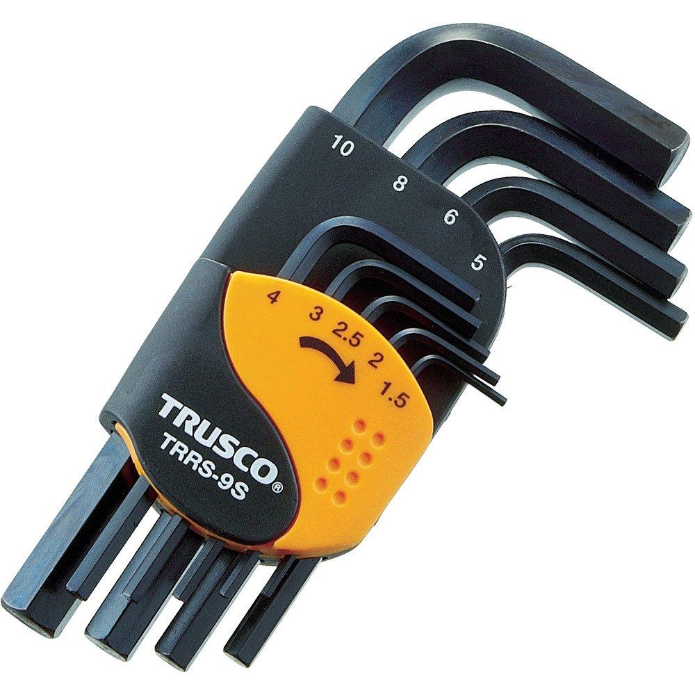 

TRUSCO Hex Wrench Set Short Type 9 Piece Set Black TRRS-9S чорний