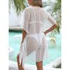 Women's Sexy See Through Lace Irregular Beach Bikini Smock with Strappy Dress