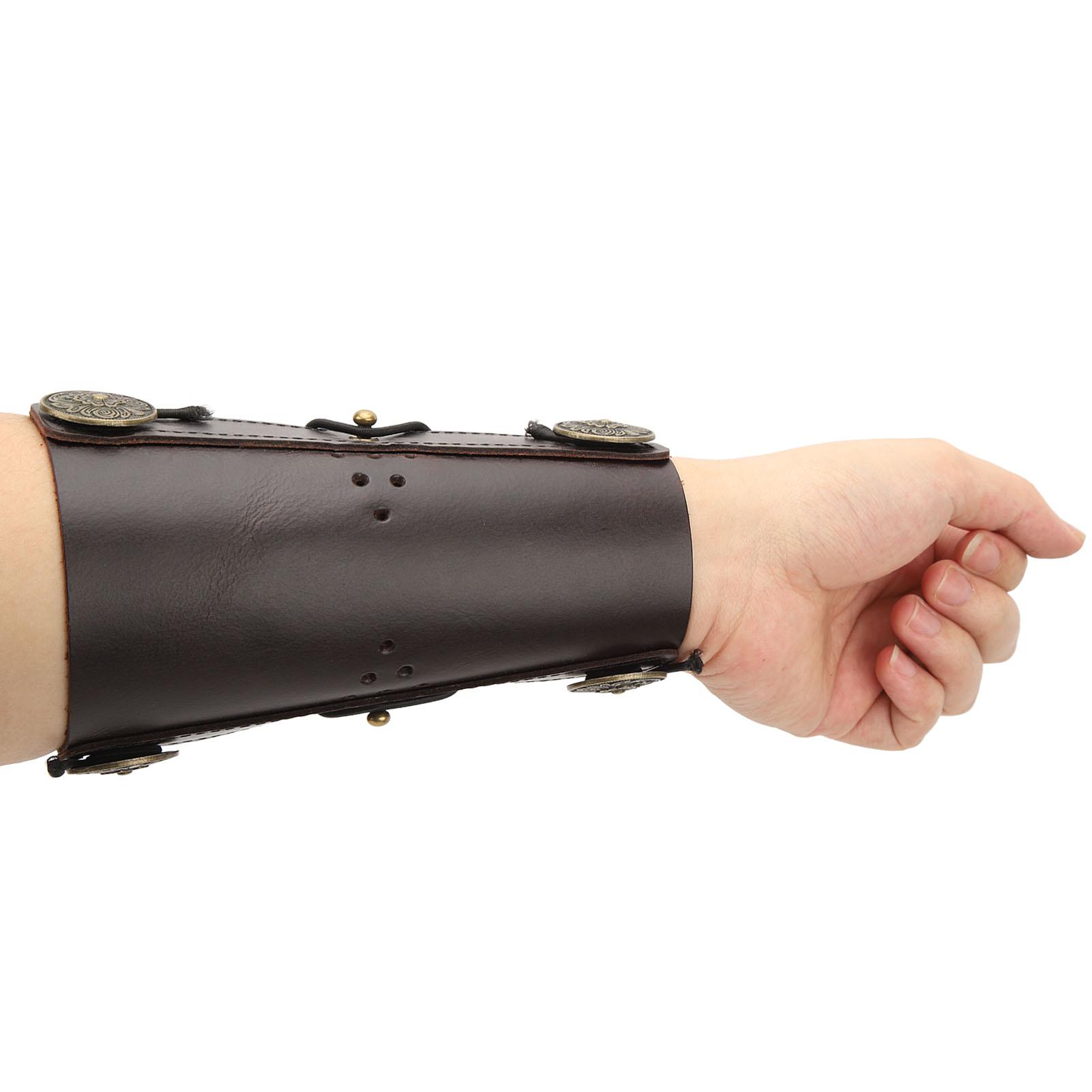 Boogschieten Armbeschermer Riem Tweede Koeienhuid Armbeschermer Pad voor Buitenschieten Jagen