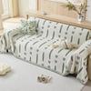Amor Rayado Toalla de Sofá de Chenilla Universal para las Cuatro Estaciones Funda de Sofá Todo Incluido Funda Antipolvo Paño Cojín para Funda de Sofá de Una Pieza
