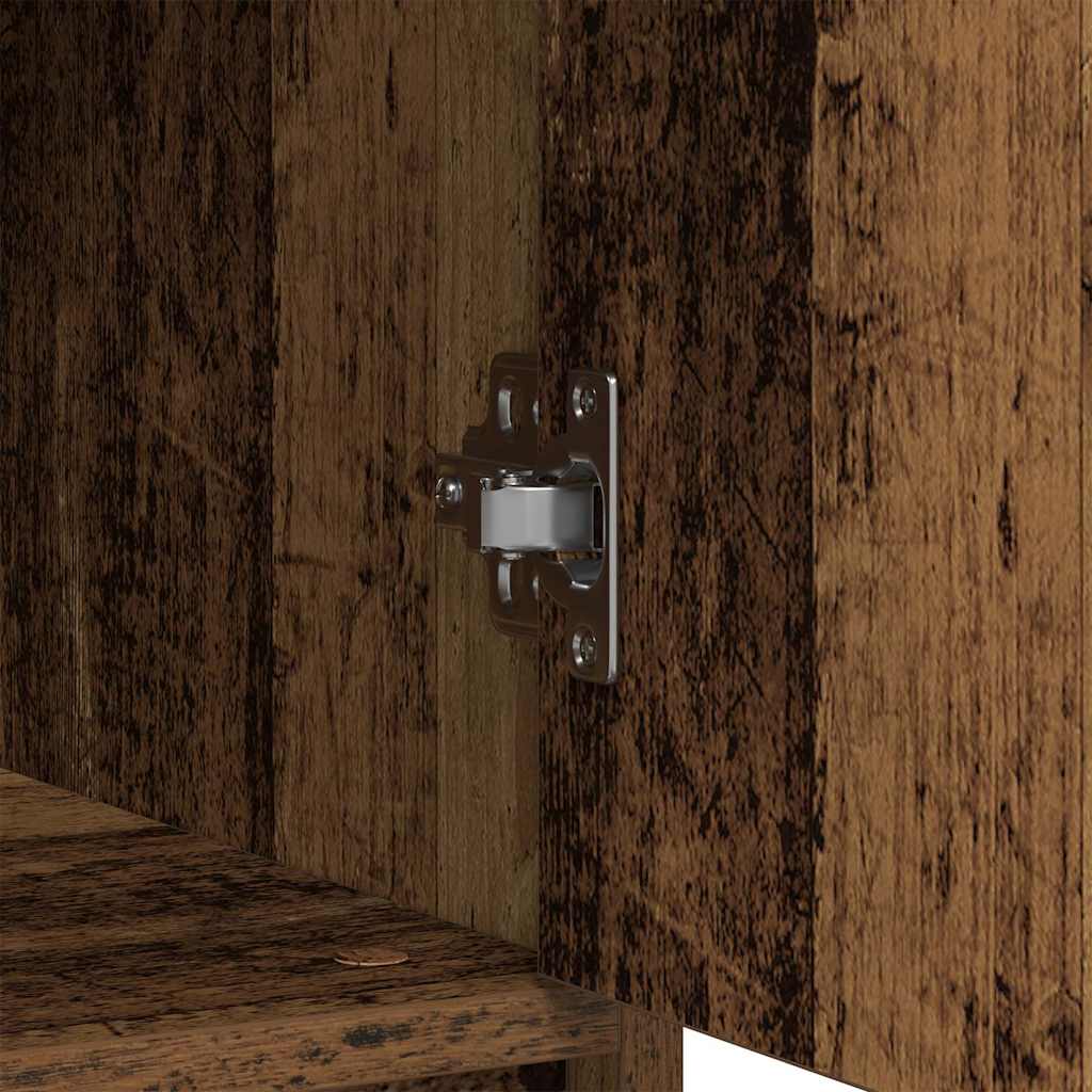 Sideboard with Drawer Rustic Wood Look 80 x 34 x 76 cm Engineered Wood