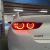 6PCS Mosaic Heart-shaped Pixel Heart-shaped Car Window Decoration, Waterproof Headlight and Taillight Decoration Stickers