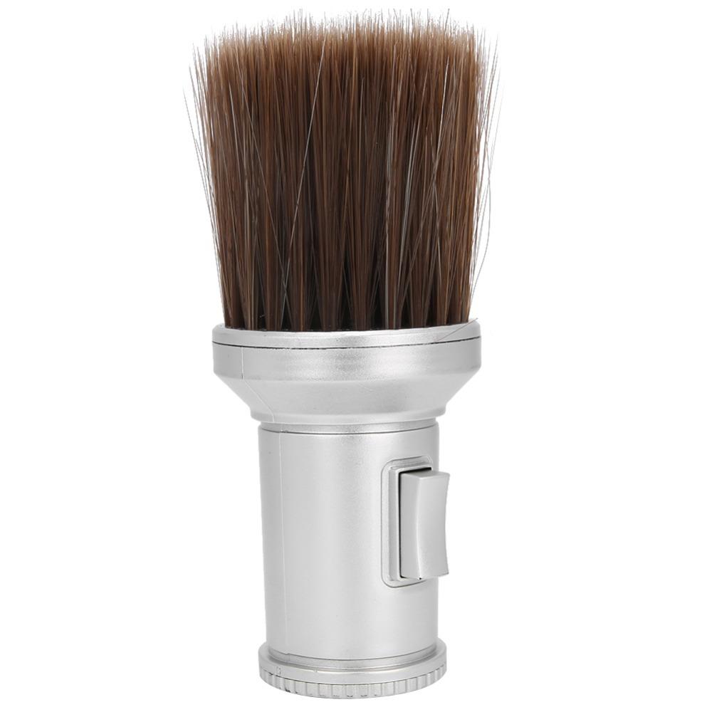 Gold Color Neck Duster Brush Light Hair Brush Barber Shop Brush Beard Shaving Brush Men Grooming