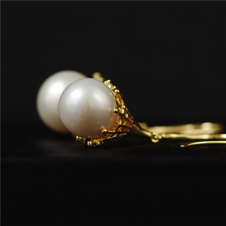Compact Best Price Luxury Large Pearl Dangle Earring