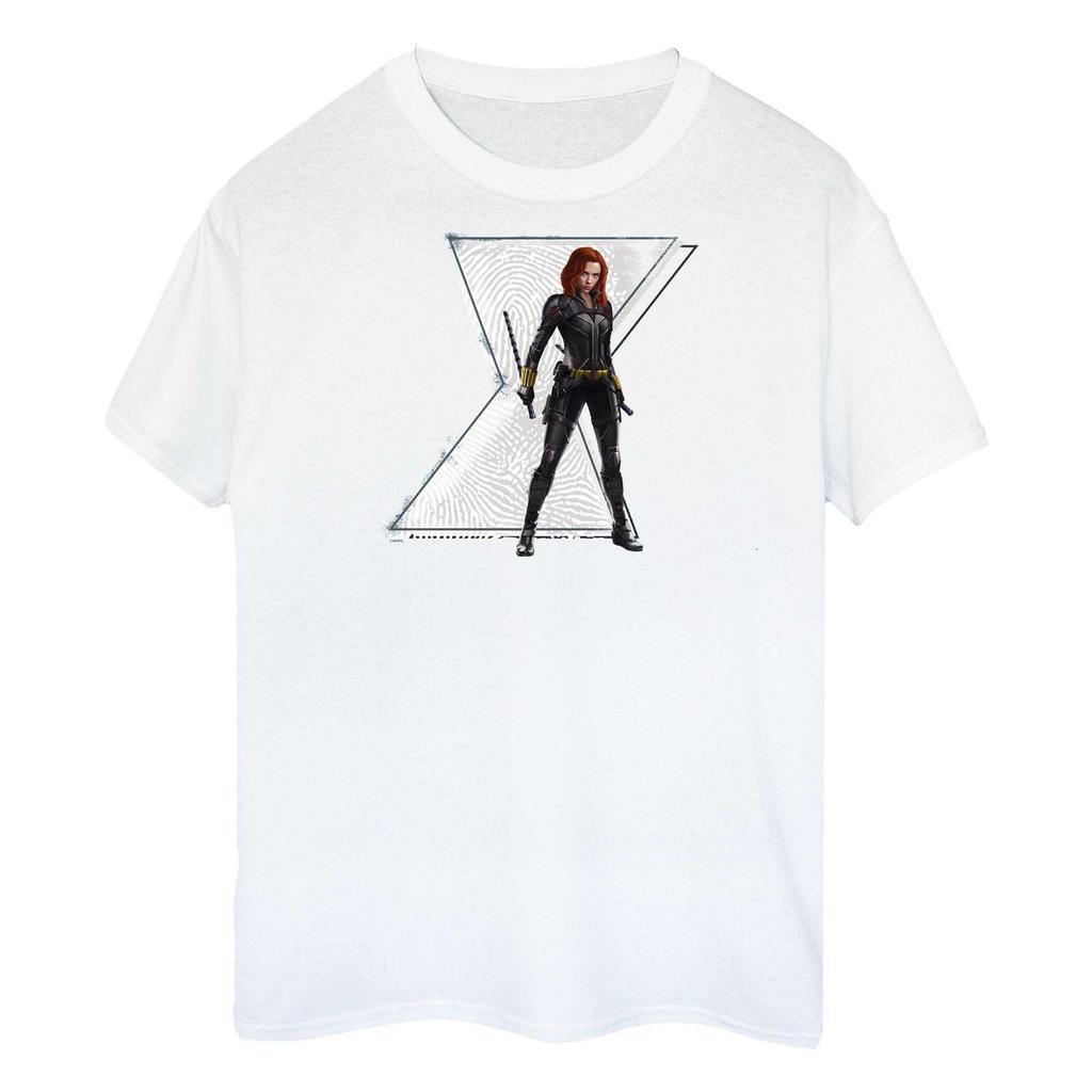 Black Widow Mens Natasha Logo Cotton T-Shirt
