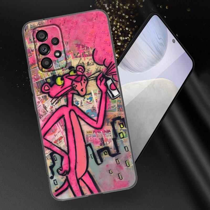 Pink Panther Phone Case For Samsung Galaxy A04 A21 A30 A50 A52 S A13 A14 A22 A23 A32 A53 A73 5G A11 A12 A31 A33 A51 A70 A71 A72