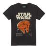 Star Wars Unisex Adult Millenium Falcon Retro T-Shirt