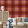 Halloween Plaid Wallpaper Pink and Gold for Living Room and Bedroom 50x1000