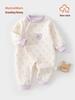 Infant Padded Jumpsuit - Warm Winter Bodysuit for 0-1 Year Old Girls, Size 73