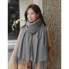 Autumn and Winter Scarf Shawl High end Versatile Solid Color Scarf for Women Autumn and Winter Warm New Imitation Cashmere Scarf