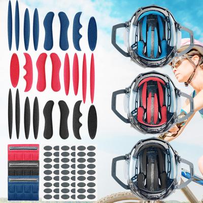 Bike Helmet Pads Padding Universal Bicycle Replacement Sponge Pads Padding Cushions Mats for Bike Cycling Motorcycle Helmet