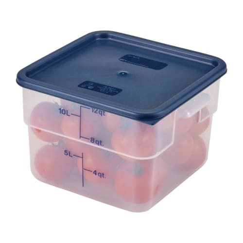 Cambro Square Food Container Lid SFC12(453) Blue