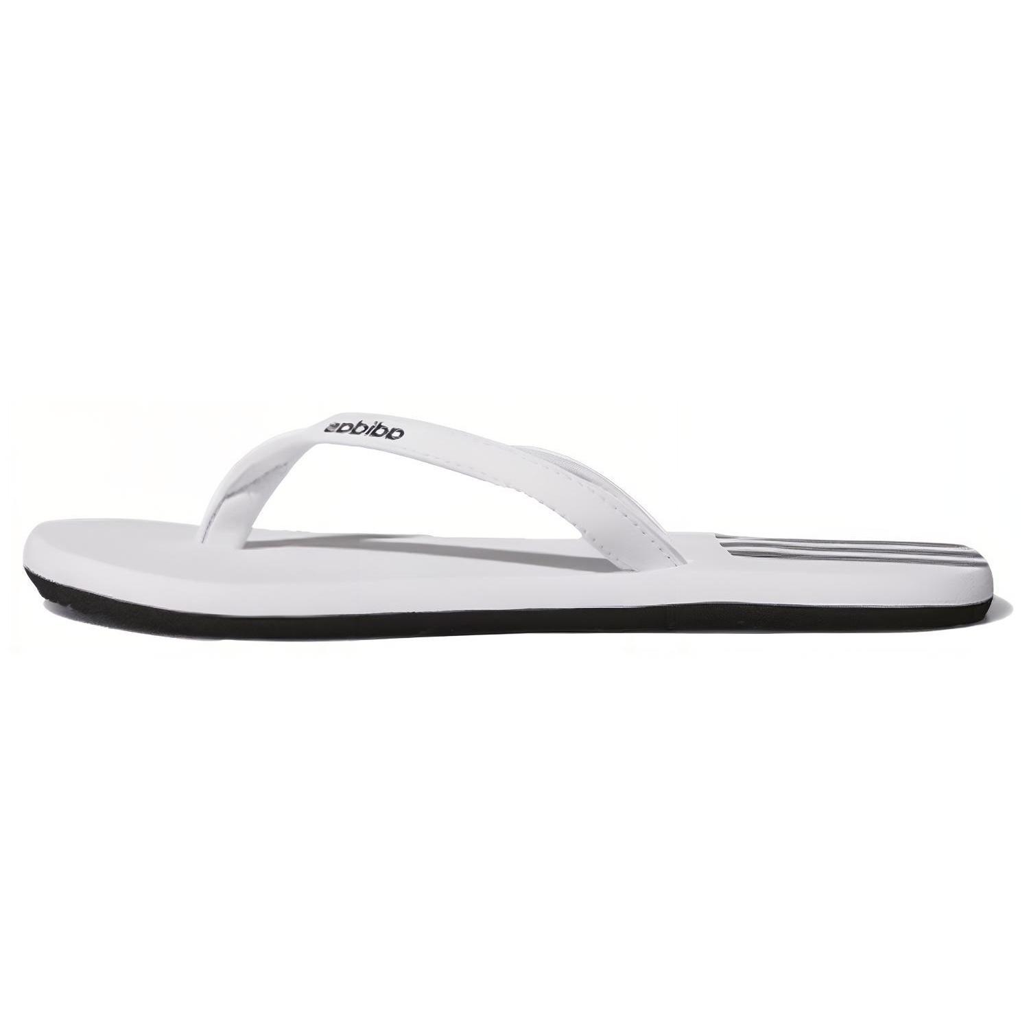 (WMNS) adidas Eezay Flip-flops Slides White/Black Women s EG2038 EU 36⅔