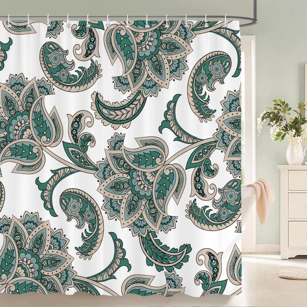 Colorful Bohemian Shower Curtain Boho Polyester Fabric Bath Curtain for Bathroom Curtain Decor Shower Curtains Cortina Ducha