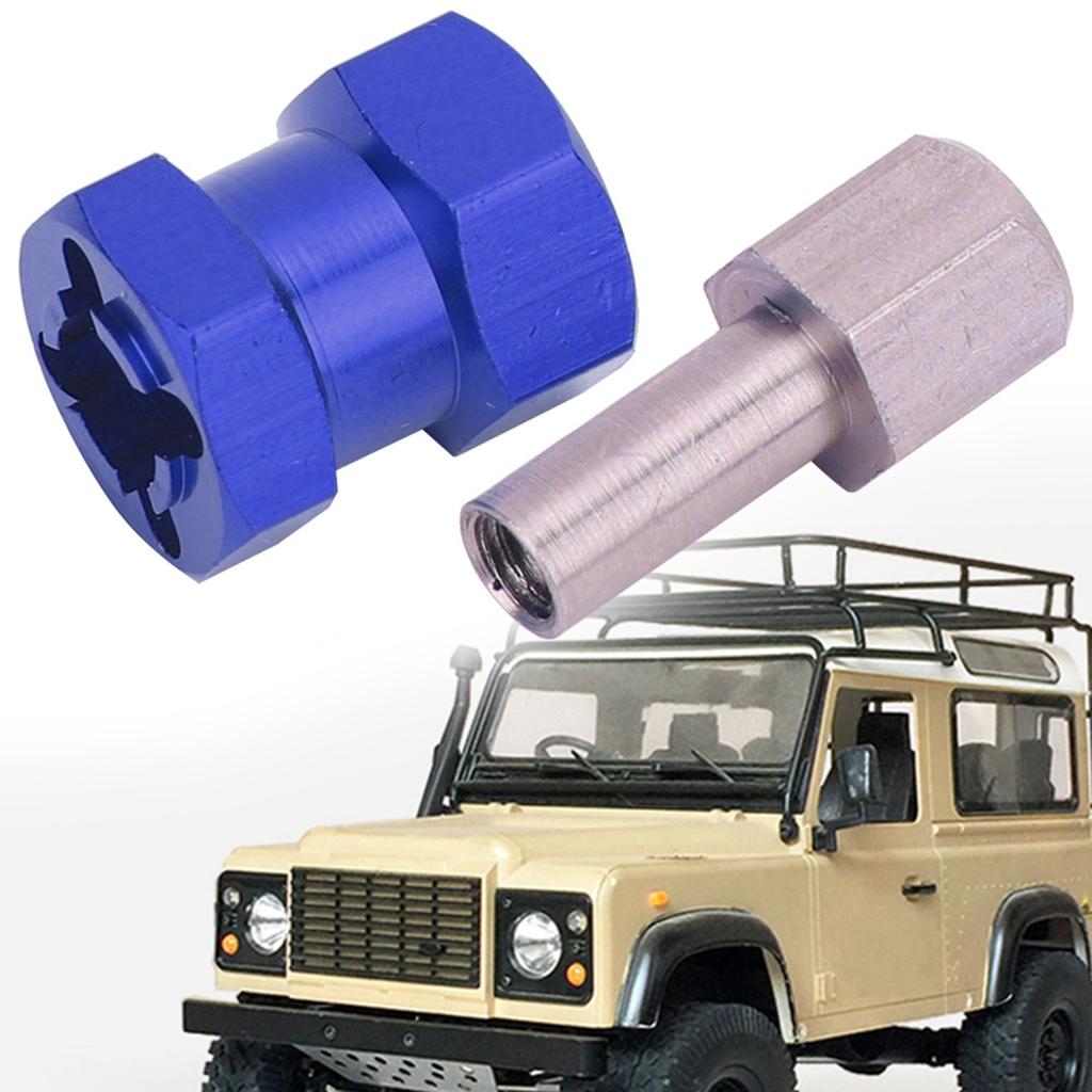 RC Extension Wheel Hex Hub Driver Adapter Fit for D90 AX10 CC01 SCX10 F350Blue