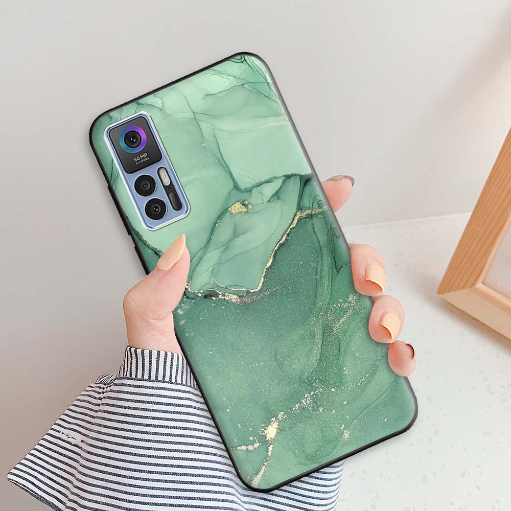 For TCL 30 Plus Case TCL 30 5G Luxury Silicone Back Cover Cases for TCL30 30Plus Shockproof Bumper Fundas TCL 30 5G Phone Bags