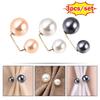 3/6/8PCS Double Head Pin Pearl Brooch Non-Slip DIY Sewing Waist Fastening Pins Adjustable Collar Clip Multi-Purpose