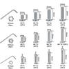 440-Piece Hex Socket Head Bolts, Hex Socket Head Bolts, Bolt Nut Set, Pan Head Machine Screws, Stainless Steel Screws, Bolt Set, Machine Screws, Assor