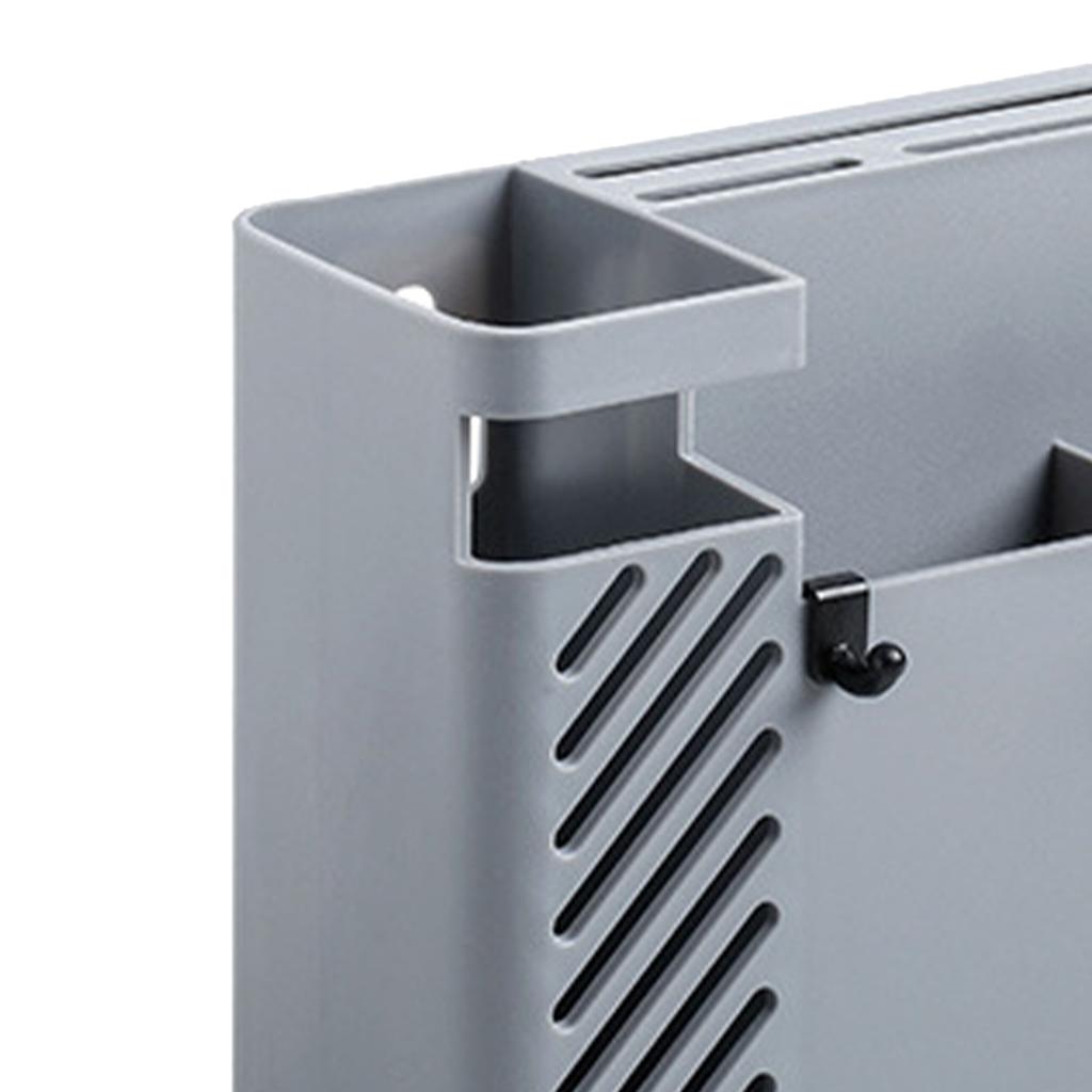Knife Utensil Storage Rack Multifunctional Space Saving Plastic Punch Fre Wall Mounted Knife
