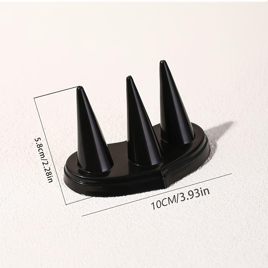 1pc Stylish Ring Holder for Wedding Rings and Finger Jewelry - Elegant Display Stand for Your Precious Pieces