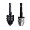 0.3 6.5mm Hexagonal Handle Three Jaw Twist Drill Chuck Quick Change Three Jaw Conversion Chuck 1PC